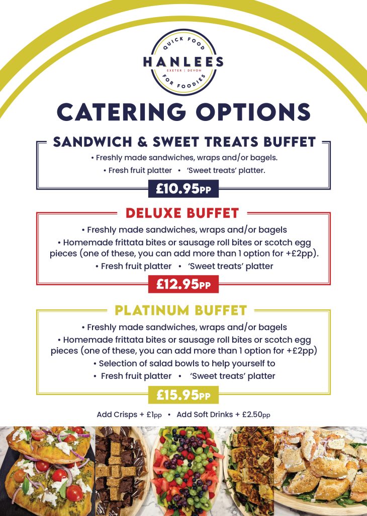 Catering menu